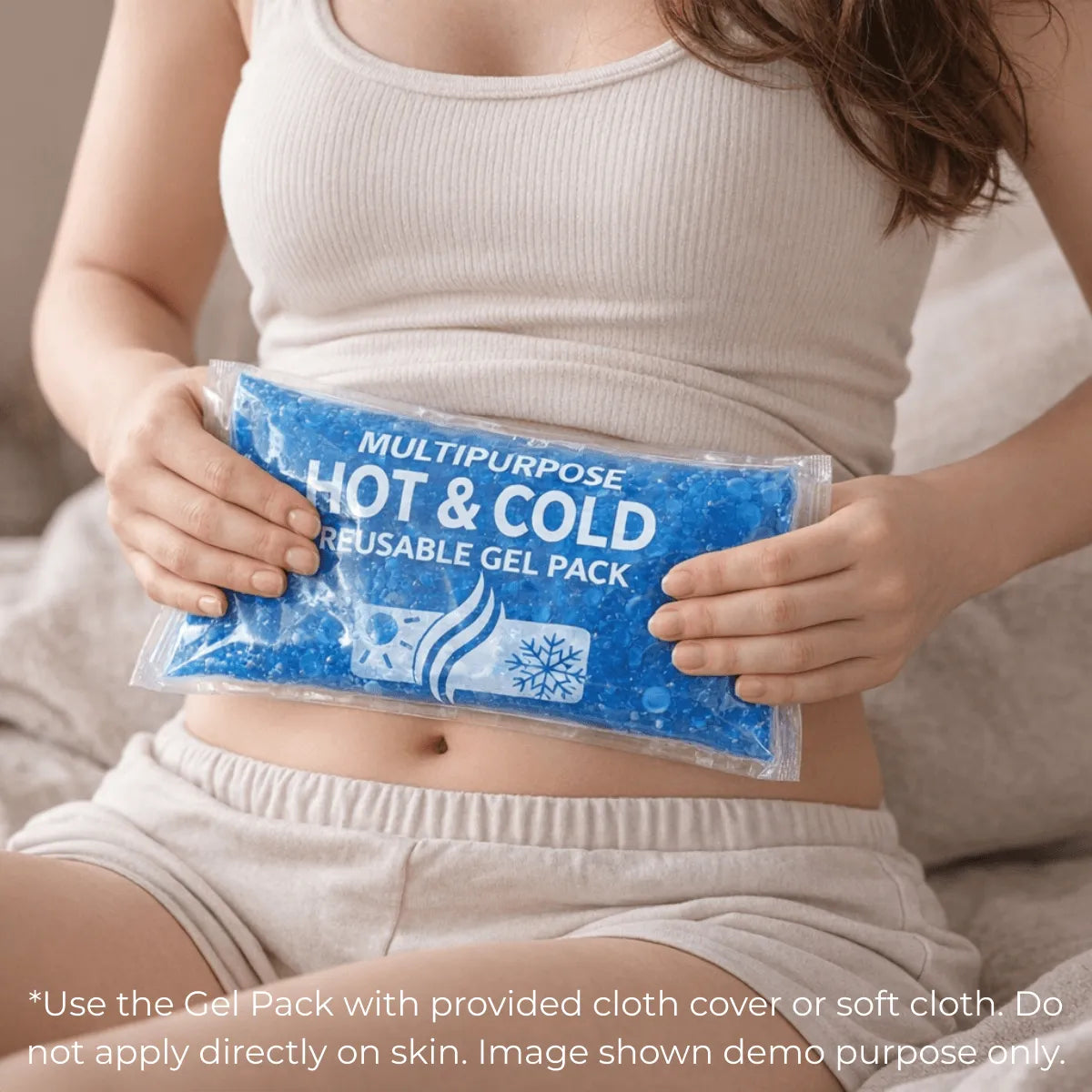 Outer Woods hot & cold reusable gel pack for muscle soreness, ideal ice pack for back pain and sports injuries.