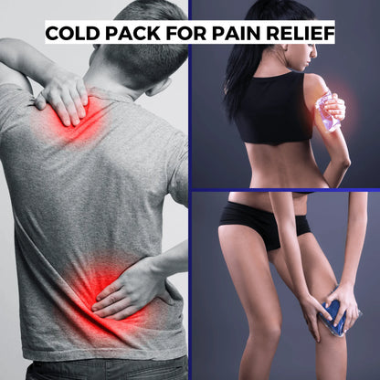 Outer Woods Ice Gel Packs 150ml | Set of 4 | Non-Toxic Leak-Proof Cold Gel Pads for Picnic, Travel, Vaccine, Insulin, Food & Drinks