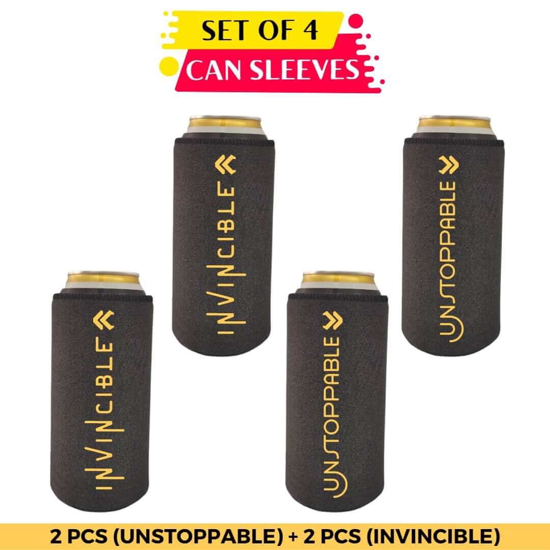 Outer Woods Insulated Beer Can Cooler Sleeve - Set of 4